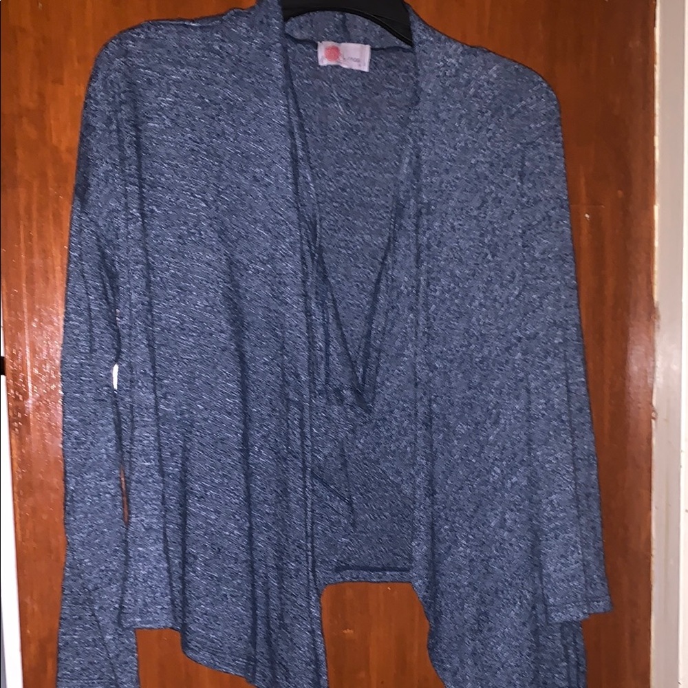 Linnea Blue Open Front Women's Sweater